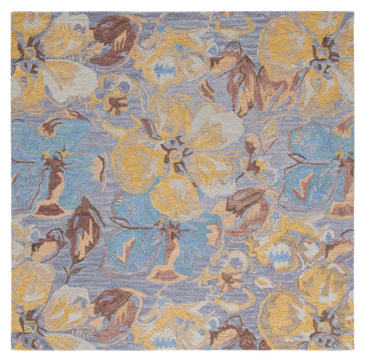 Safavieh Metro 6'-0" x 6'-0" Rug in Grey / Yellow