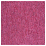 Safavieh Courtyard 6'-7" x 6'-7" Rug in Red