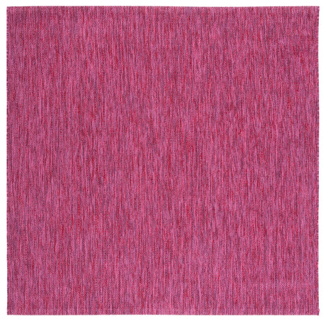 Safavieh Courtyard 6'-7" x 6'-7" Rug in Red
