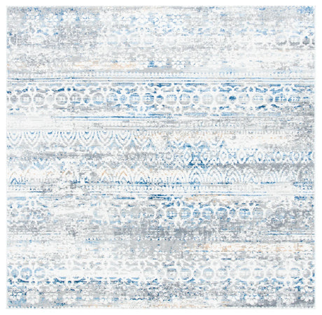 Safavieh Amelia 6'-7" x 6'-7" Rug in Grey / Blue