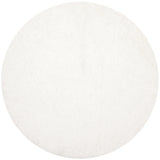 Safavieh Sheep Shag 6'-0" x 6'-0" Rug in Ivory