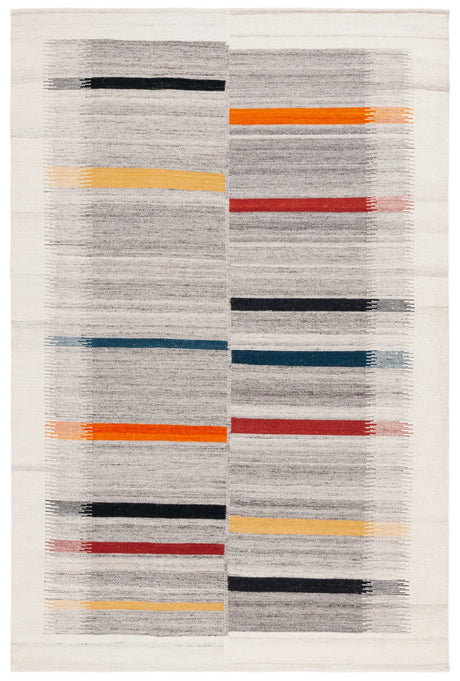 Safavieh Kilim 4'-0" x 6'-0" Rug in Ivory / Grey