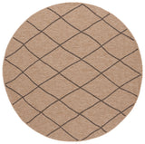Safavieh Retreat 6'-7" x 6'-7" Rug in Natural / Black