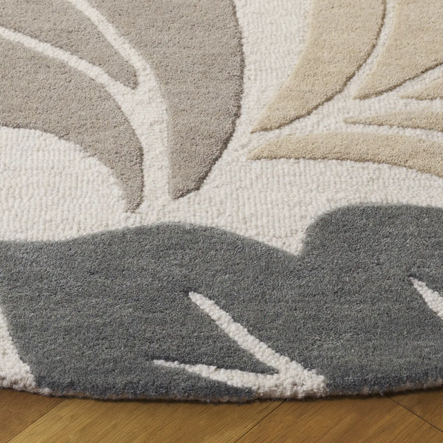 Safavieh Jardin 6'-0" x 6'-0" Rug in Ivory / Grey
