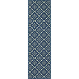 Oriental Weavers Sphinx Meridian 5703B Navy / Ivory Rugs - runner