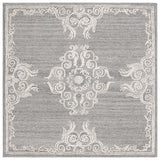 Safavieh Glamour 6'-0" x 6'-0" Rug in Grey / Ivory