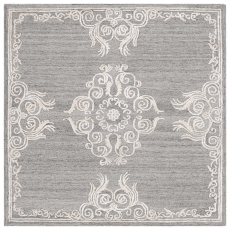 Safavieh Glamour 6'-0" x 6'-0" Rug in Grey / Ivory