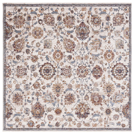 Safavieh Heirloom 700 6'-7" x 6'-7" Rug in Ivory / Navy
