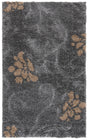 Safavieh Florida Shag 3'-3" x 5'-3" Rug in Grey / Beige
