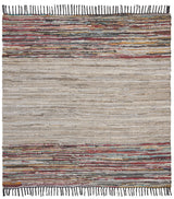 Safavieh Vintage Leather 6'-0" x 6'-0" Rug in Beige / Multi
