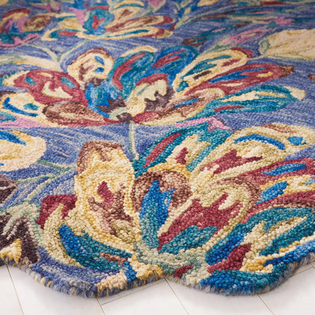 Safavieh Blossom 6'-0" x 6'-0" Rug in Blue / Violet
