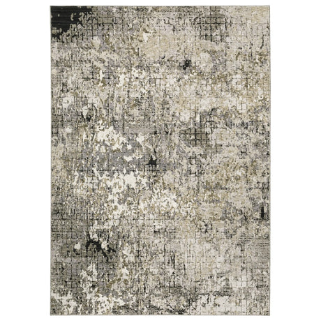 Oriental Weavers Nebulous 091D9 Grey/ Beige Rug - main flat