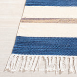 Safavieh Montauk 4'-0" x 6'-0" Rug in Blue / Red