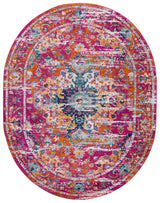 Safavieh Madison 6'-0" x 8'-0" Rug in Fuchsia / Gold