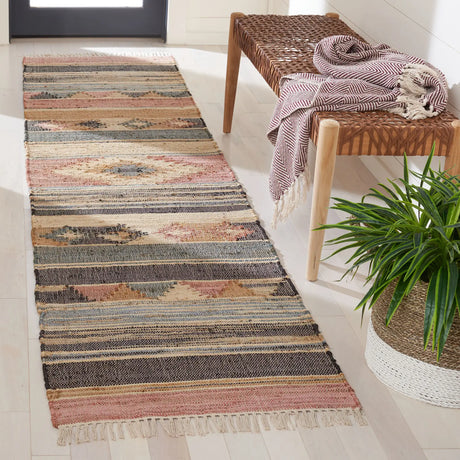 Safavieh Kilim 2'-3" x 11'-0" Rug in Blue / Rust
