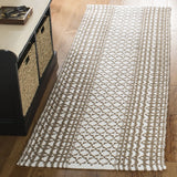 Safavieh Montauk 2'-3" x 7'-0" Rug in Taupe / Ivory