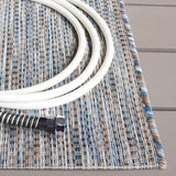 Safavieh Courtyard 4'-0" x 5'-7" Rug in Ivory Blue / Beige