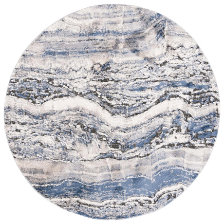 Safavieh Petra 6'-7" x 6'-7" Rug in Light Beige / Blue