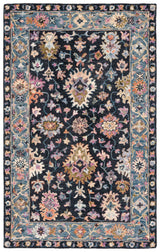Safavieh Aspen 4'-0" x 6'-0" Rug in Black / Light Blue