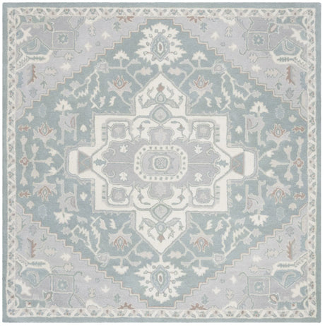 Safavieh Heritage 6'-0" x 6'-0" Rug in Blue / Ivory