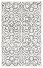 Safavieh Metro 4'-0" x 6'-0" Rug in Black / Ivory