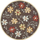 Safavieh Blossom 6'-0" x 6'-0" Rug in Brown / Multi