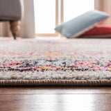 Safavieh Madison 200 4'-0" x 6'-0" Rug in Grey / Fuchsia