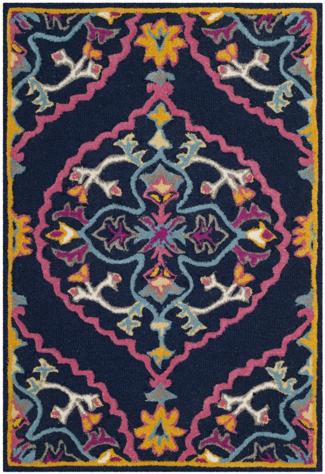 Safavieh Bellagio 2'-0" x 3'-0" Rug in Navy Blue / Multi