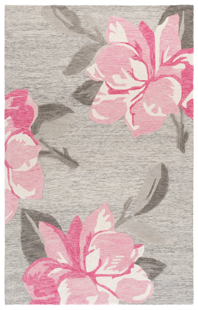 Safavieh Jardin 5'-0" x 8'-0" Rug in Grey / Pink