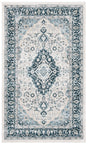 Safavieh Isabella 3'-0" x 5'-0" Rug in Cream / Dark Blue
