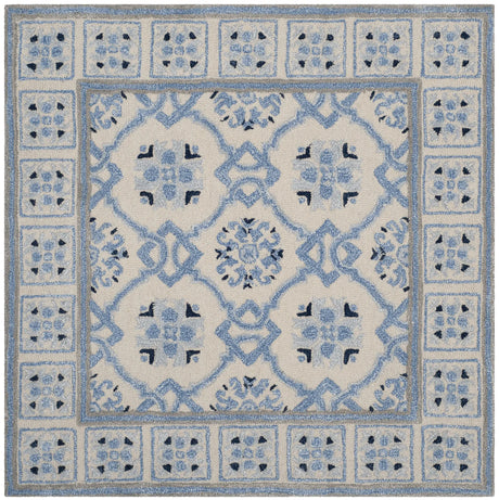 Safavieh Bella 5'-0" x 5'-0" Rug in Ivory / Blue