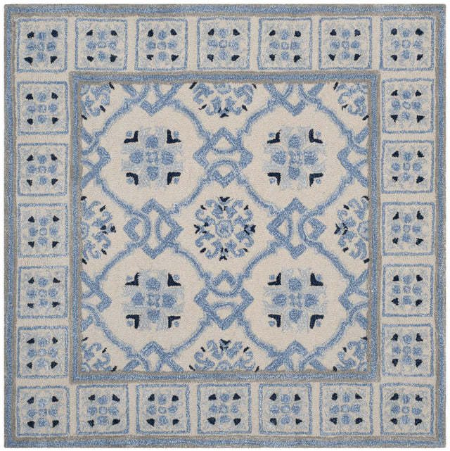 Safavieh Bella 5'-0" x 5'-0" Rug in Ivory / Blue