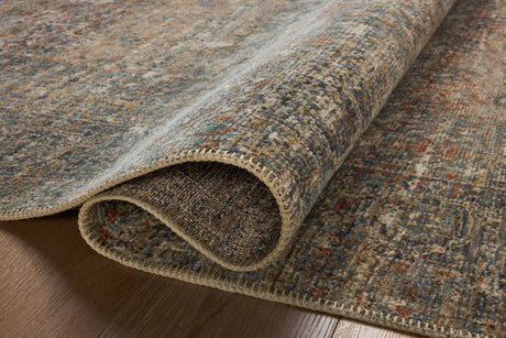 Loloi Heritage Her-11 Midnight/Multi Rug - pile height