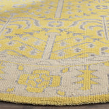 Safavieh Stone Wash 6'-0" x 6'-0" Rug in Yellow