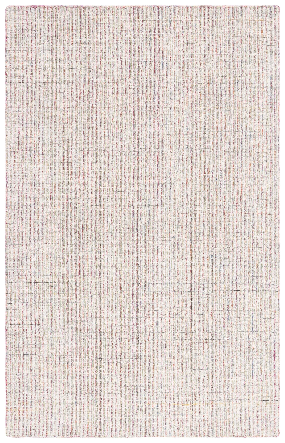 Safavieh Abstract 4'-0" x 6'-0" Rug in Red / Green
