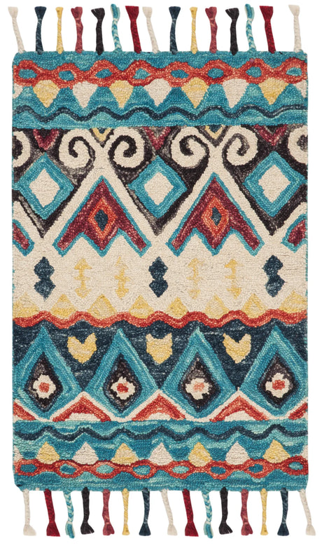 Safavieh Aspen 2'-0" x 3'-0" Rug in Blue / Red