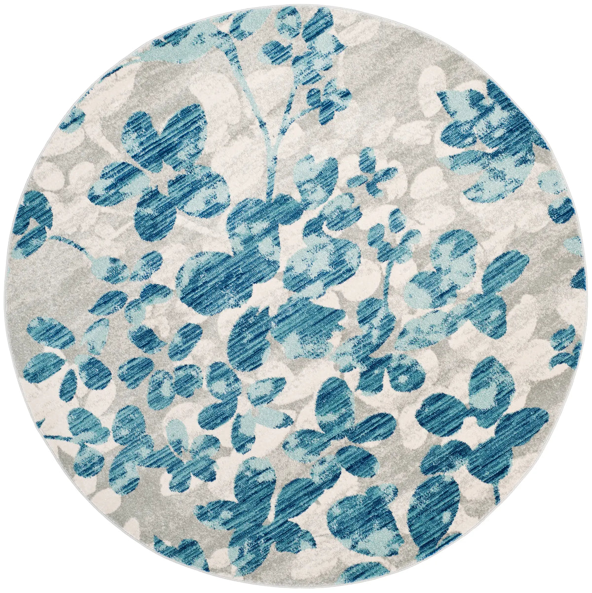 Safavieh Evoke 6'-7" x 6'-7" Rug in Grey / Light Blue