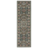 Oriental Weavers Sphinx HASTINGS HA02B Green Floral Rugs - runner
