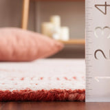 Safavieh Abstract 4'-0" x 6'-0" Rug in Ivory / Red