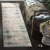 Safavieh Aria 2'-0" x 8'-0" Rug in Cream / Blue