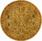 Safavieh Antiquity 3'-6" x 3'-6" Rug in Olive / Gold