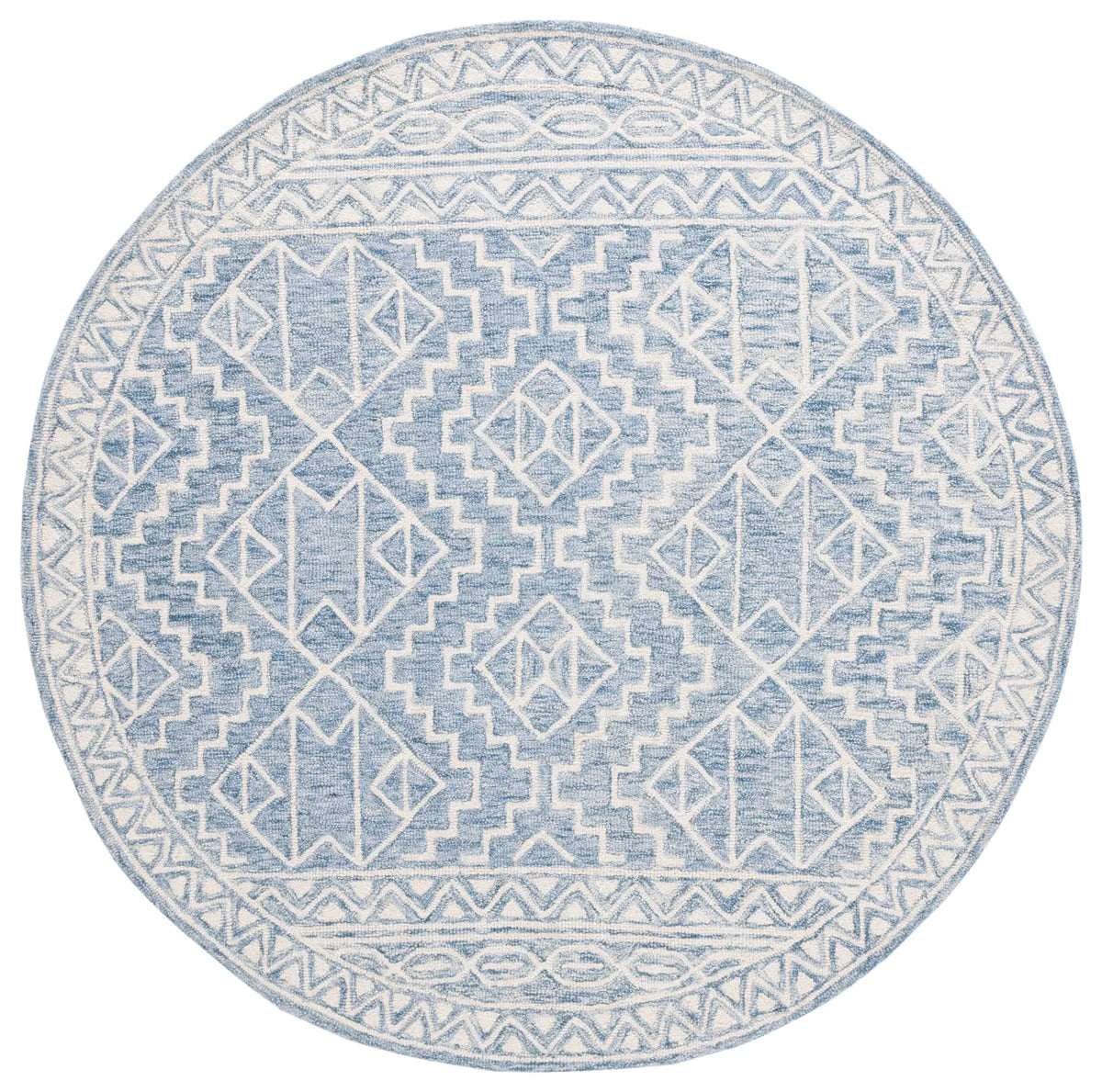 Safavieh Metro 6'-0" x 6'-0" Rug in Blue / Ivory
