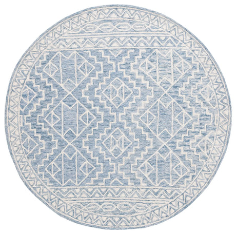 Safavieh Metro 6'-0" x 6'-0" Rug in Blue / Ivory
