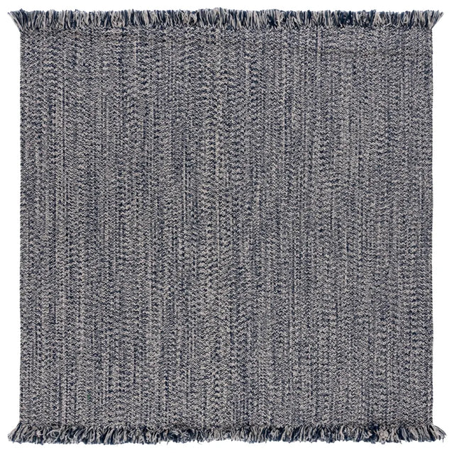 Safavieh Braided 300 6'-0" x 6'-0" Rug in Navy