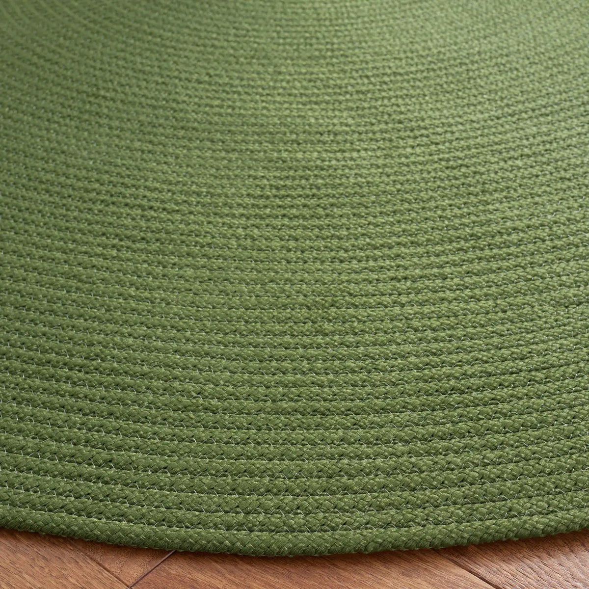Safavieh Braided 5'-0" x 5'-0" Rug in Olive / Green