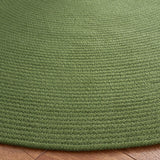 Safavieh Braided 5'-0" x 5'-0" Rug in Olive / Green
