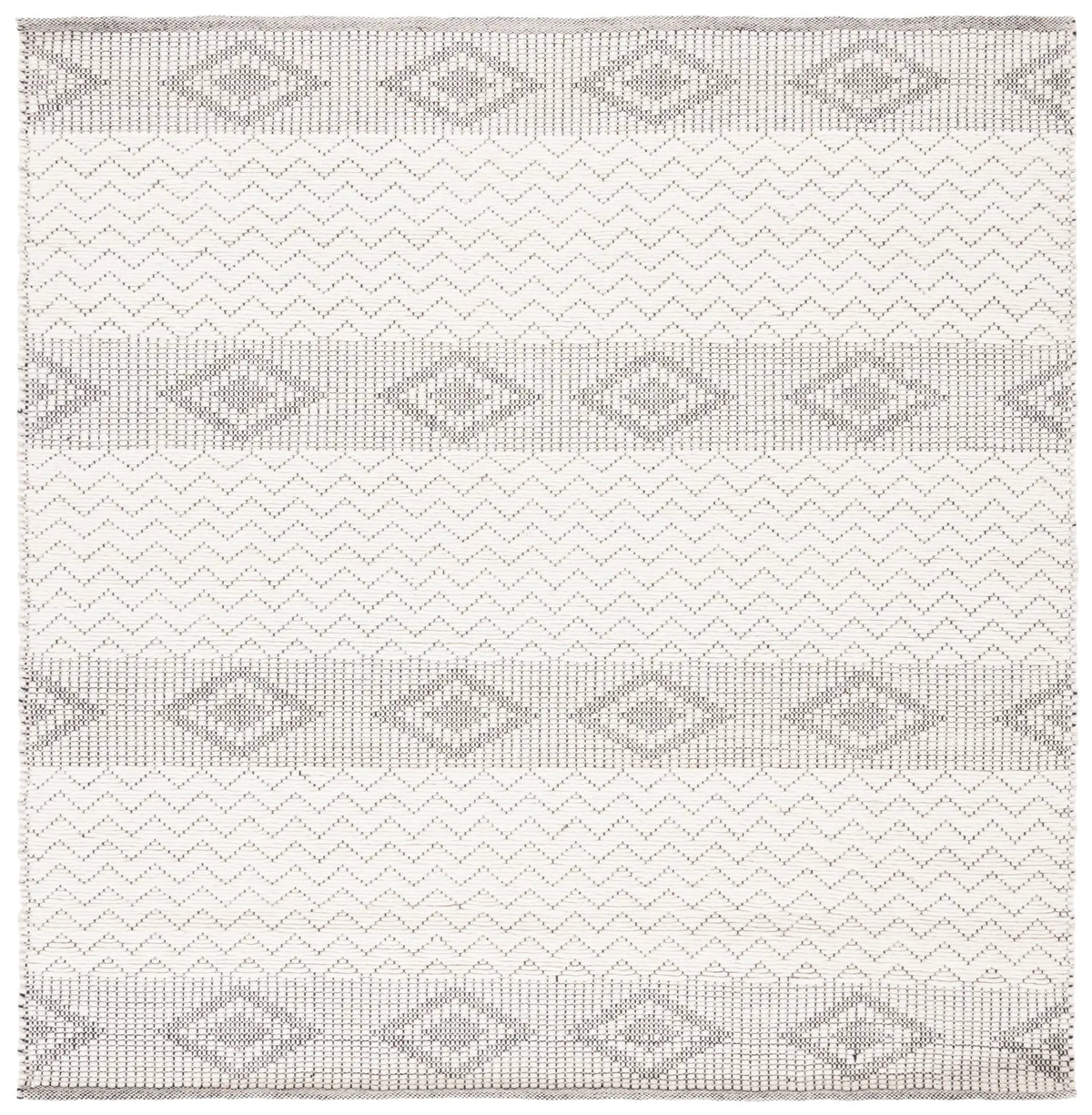 Safavieh Natura 6'-0" x 6'-0" Rug in Ivory / Black