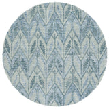 Safavieh Ebony 6'-0" x 6'-0" Rug in Light Blue