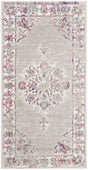 Safavieh Skyler 2'-0" x 4'-0" Rug in Grey / Pink
