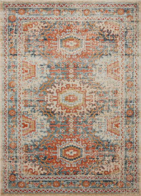 Loloi Jocelyn Joc-03 Mist/Multi Rugs - main flat